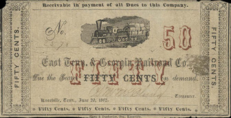 $0.50 G-1377 East TN & GA RR